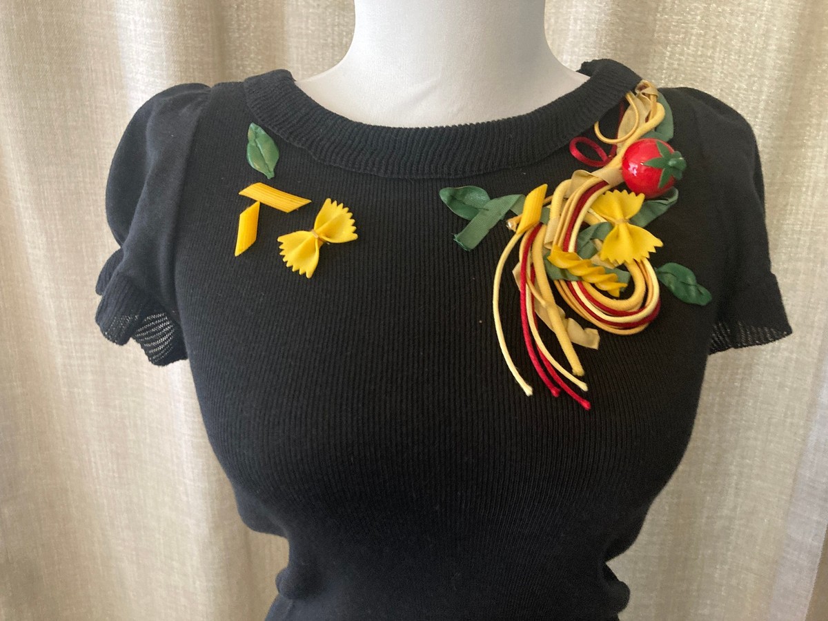Vintage Moschino Cheap & Chic Pasta Blouse - Rare Top 2006 Y2k | eBay