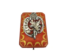 Antique Shiebler for Tiffany & Co sterling silver watch pin brooch chatelaine