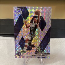 Panini 2024-25 Mosaic Mosaic Prizm Anthony Edwards #36 Timberwolves Card