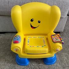 Fisher-Price Laugh  Learn Smart Stages Chair Yellow Toddler Interactive Toy