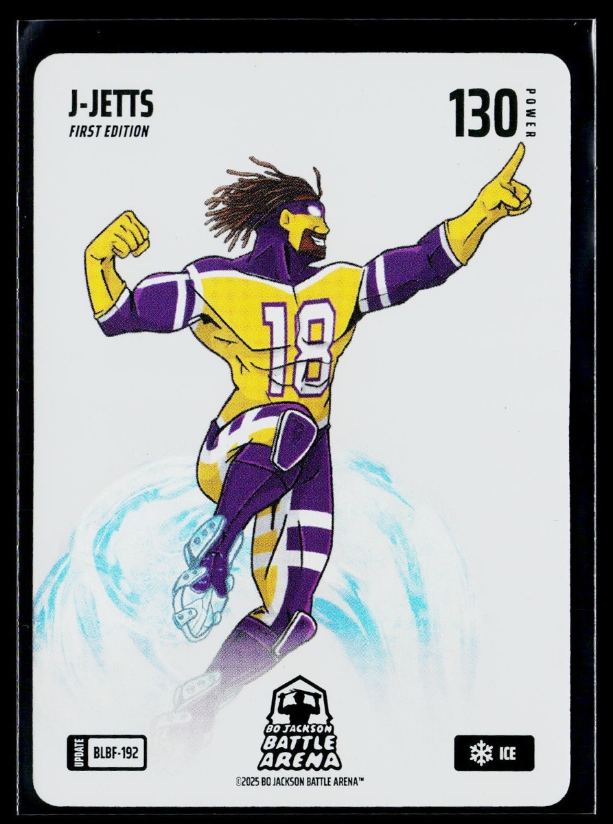 Bo Jackson Battle Arena Alpha Update J-Jetts Justin Jefferson BLIZZARD ICE FOIL