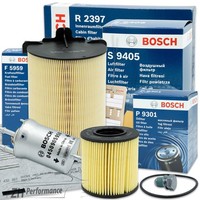 Bosch Inspektionspaket Filter Set Aktivkohle Audi A3 8P Vw Skoda Seat 1.4 Tfsi