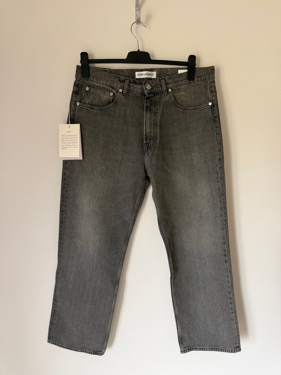 あ*ゃ様 OUR LEGACY Third Cut ジーンズ サイズ34 Our Legacy Third Cut Jeans - Size 34 - Ash Dust Chain Twill - NEW