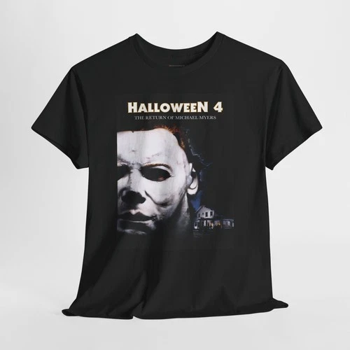 Halloween 4 Retro Movie Poster Horror Unisex Graphic T-Shirt - product listing photo