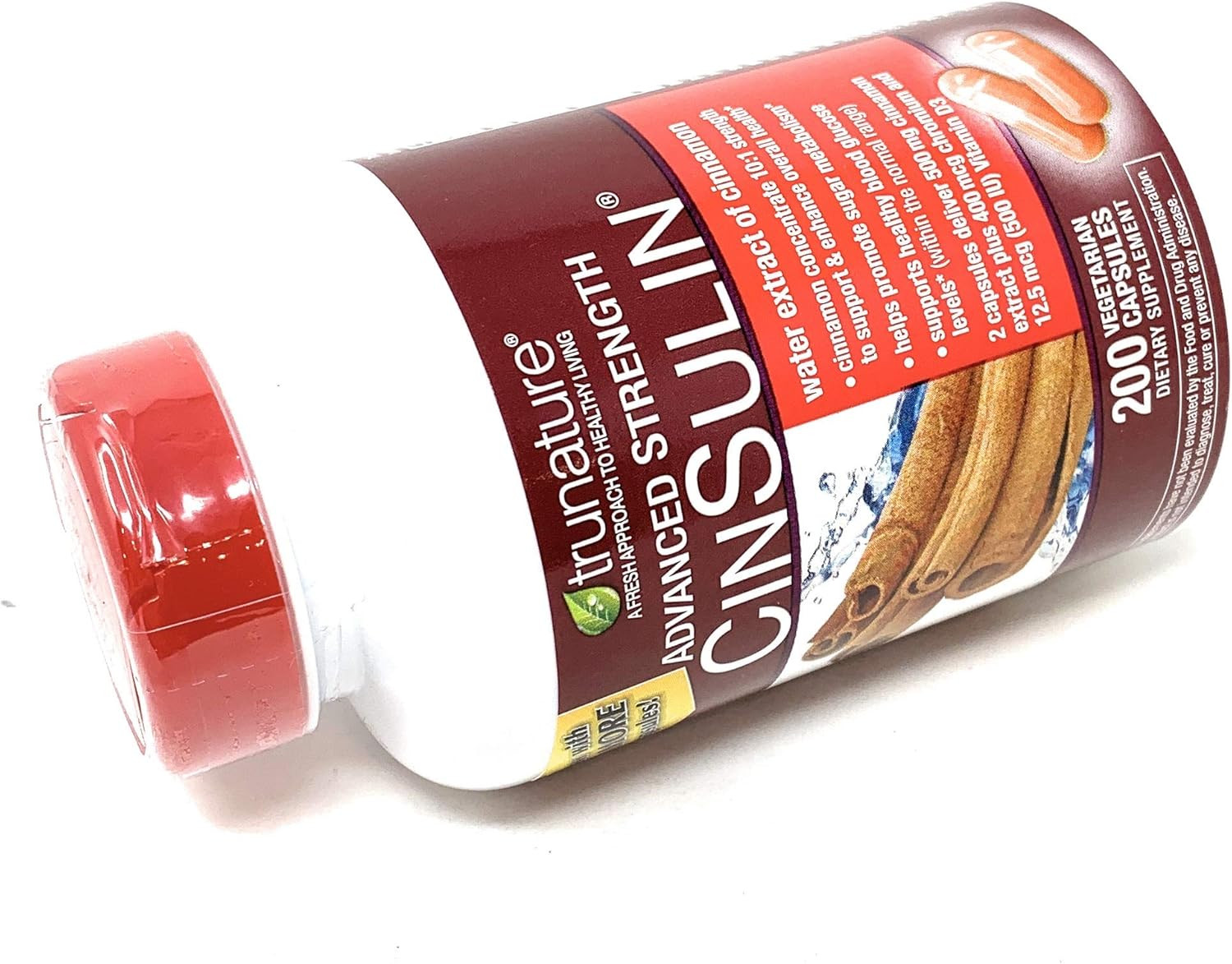 Advanced Strength Cinsulin, Cranberry, 200 Count