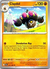 Claydol 047/086 Uncommon Chaos Rising Pokemon NM