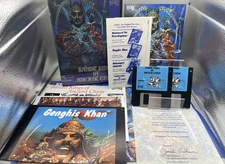 Bandit Kings of Ancient China (Amiga 1989) Original Case+Game, Manual, Paperwork
