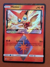 Victini Prism Star Rare Dragon Majesty Black Edition Holo 7/70 NM LP Pokemon TCG