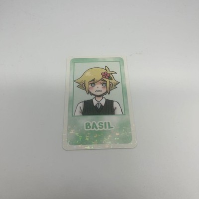 OMORI Collaboration Cafe Basil Hologram Photo Card