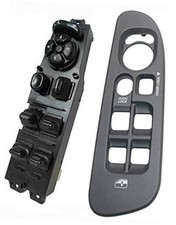 Window Master Switch and Gray Bezel Set for 2002-2008 Dodge Ram Bezel Gray
