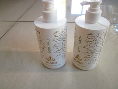 2 x Malie Body Wash Made with organic aloe 450ml each