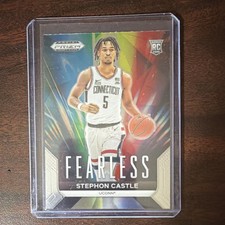 Panini 2024-25 Prizm Draft Fearless Silver Stephon Castle UConn RC #25