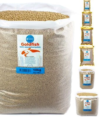 GOLDFISH & koi high protein pond & tank feed pellets 3-4mm (MINI SIZE)