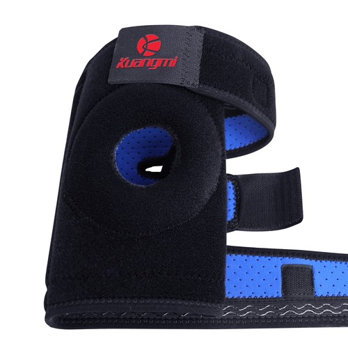 Kuangmi Adjustable Patella Knee Support Brace Guard Belt Strap Gym Sport - Picture 3 of 5