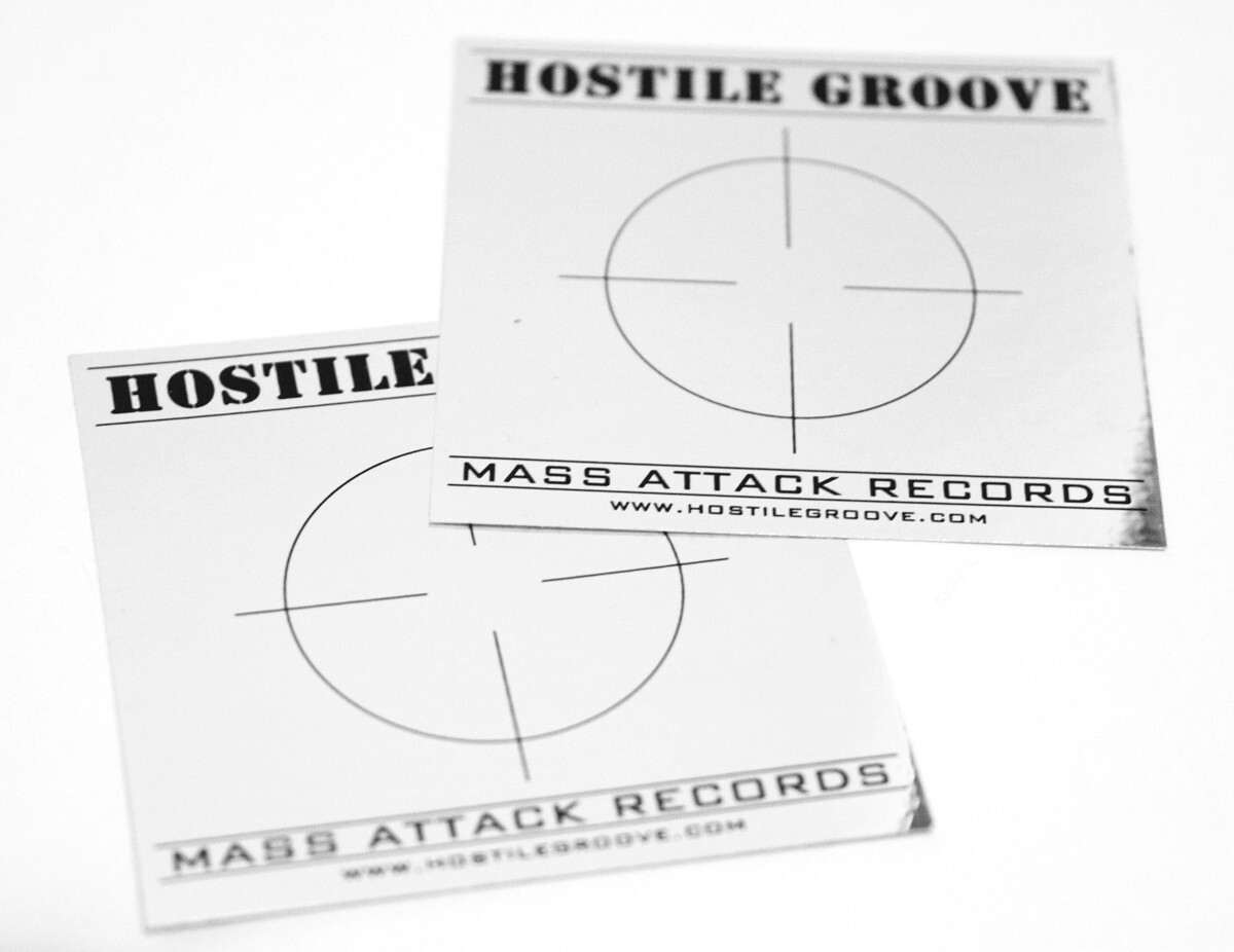 2) Hostile Groove Massttack Records Stickers | eBay