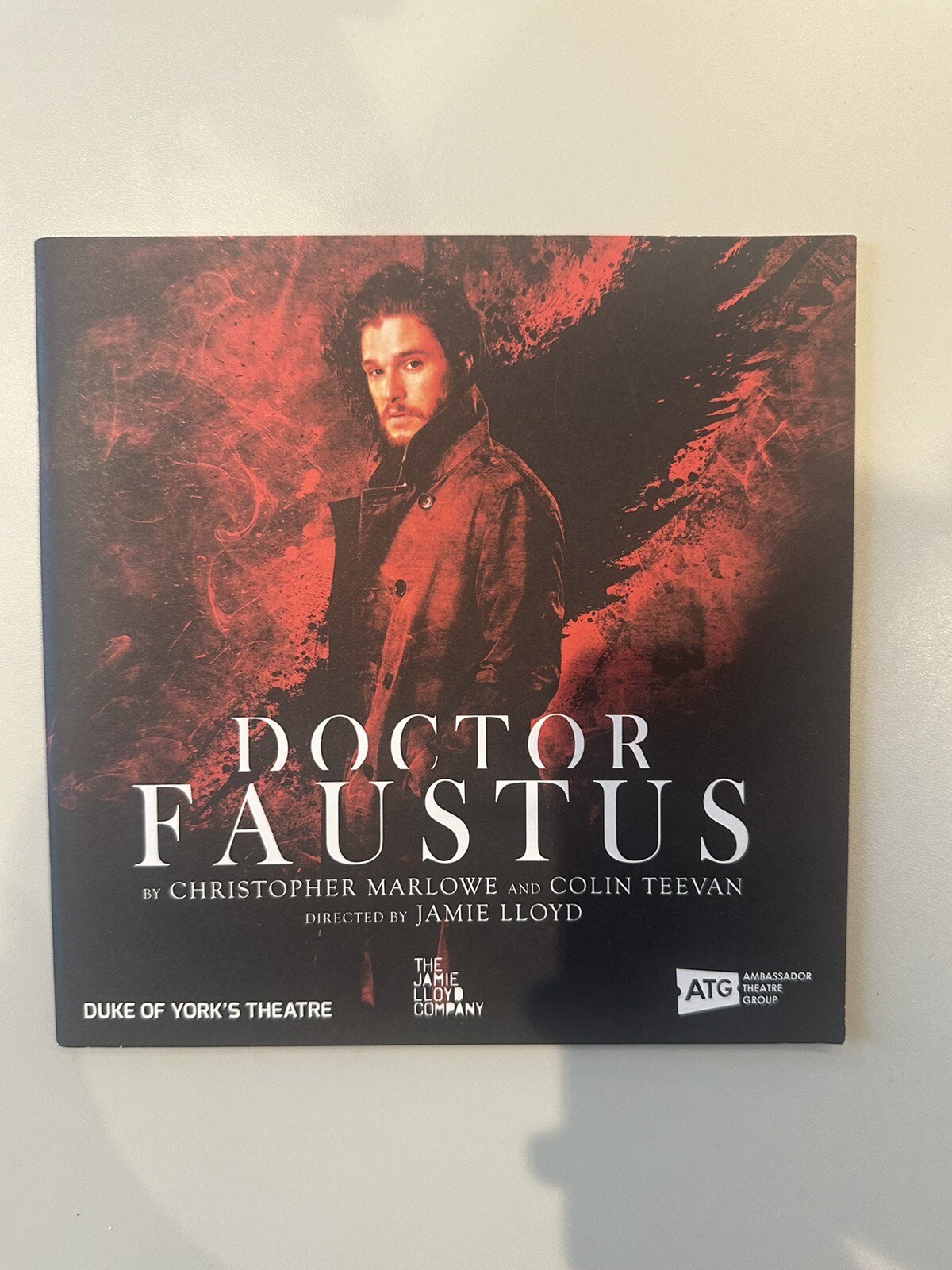 Dr Faustus Kit Harington Duke of York’s theatre programme eBay