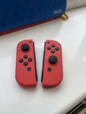 Official Nintendo Switch Joy-Con Controllers Mario Red (Left
