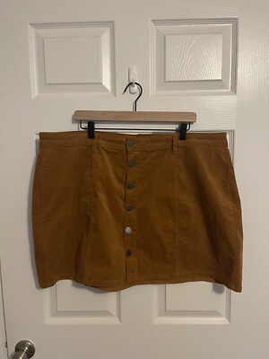 Jupe Forever 21 En Velours Côtelé - Taille S - Marron - NEUF Sans étiquette
