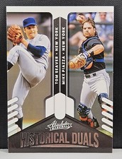 2022 Panini Absolute Historical Duals Tom Seaver & Mike Piazza  #HD-TM