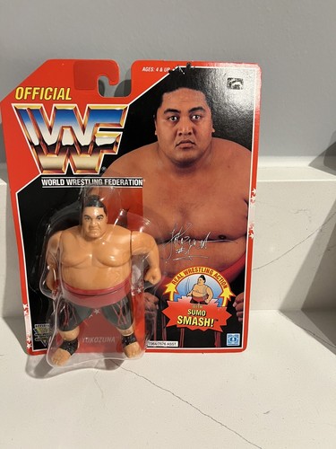 WWF Hasbro Red Card Series 8 Yokozuna Wrestling Fi...