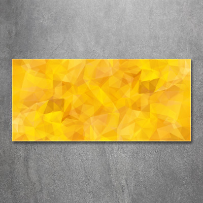 Glas-Bild Wandbilder Druck auf Glas 120x60 Deko Kunst Abstrakte Dreiecke