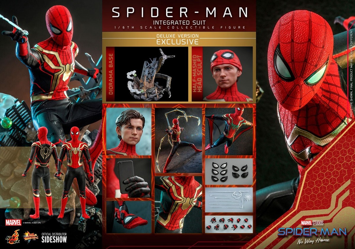 Hot Toys Spider-Man No Way Home Integrated Suit Sixth Scale Action