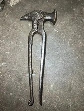 FARMER'S EVER READY TOOLKIT ANTIQUE FENCE PLIERS COMBINATION HAMMER RARE