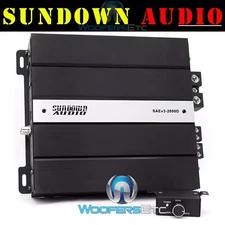 SUNDOWN AUDIO SAEv3-2000D AMP 2000W RMS MONOBLOCK SUBWOOFERS BASS AMPLIFIER NEW