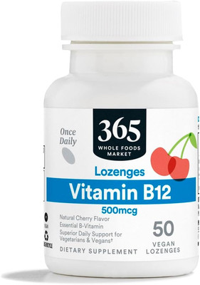 , Vitamin B12 500MCG, 50 Lounceanges