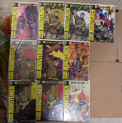 Before Watchmen 18 x Issues Run 1-6 Minutemen inc variants