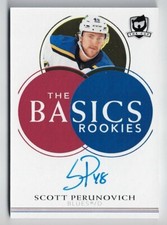 2021-22 The Cup The Basics Autograph #TB-PE Scott Perunovich !!