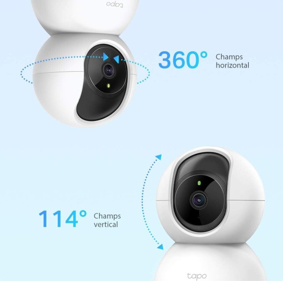 Caméra surveillance wifi interieur 1080p Tapo C200 pour bébé et animaux