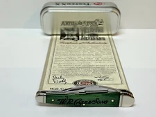 CASE XX ARTISAN BERMUDA GREEN BONE FLUTED KNIFE SEAHORSE WHITTLER 6355WH 6755 GG