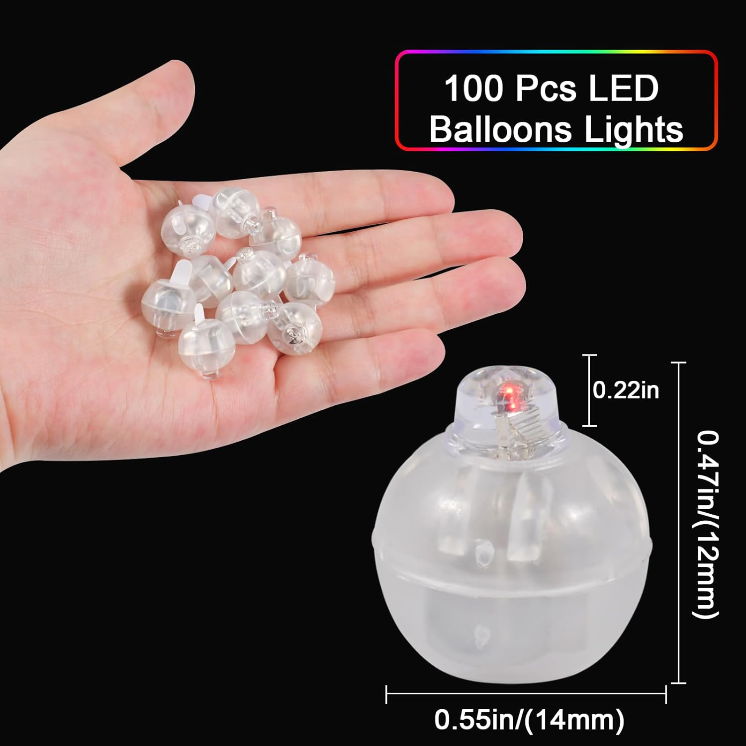 100 Pcs Led Balloon Lights,mini round balloon lights LED,Led Balloon