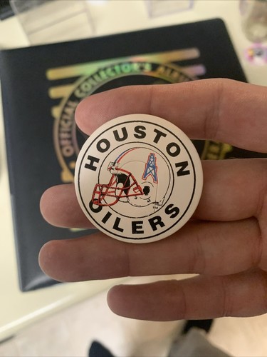 Vintage Houston Oilers Pog *RARE* NFL Football 1993 Pro Bowl 90s Milk Cap Titans - Picture 4 of 5