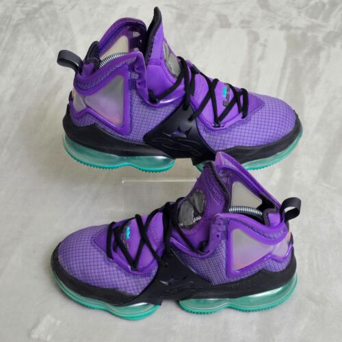 Nike LeBron 19 DJ Bron Shoes Men's 8.5 Wild Berry Athletic Sneakers CZ0203-500