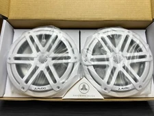 JL Audio M3-770X-S-Gw 7.7" 2-Way Marine Coaxial Speakers - White Sports Grilles