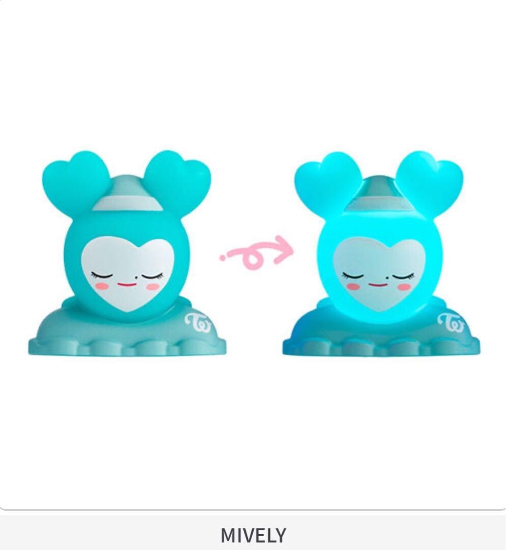 TWICE LOVELYS Good Night Light Mascot Luminous Mini Room Light