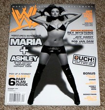 WWE MAGAZINE November 2006 MARIA KANELLIS Cover NO LABEL