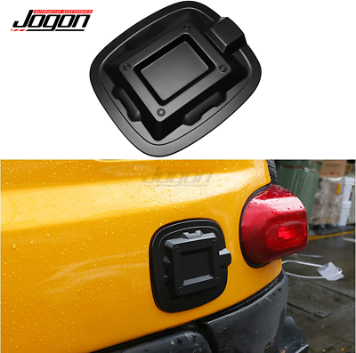 #ad Car Black Gas Oil Tank Trim for Toyota FJ Cruiser 2007 2022 Gas Cap Fuel Cover $19.90