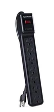 CYBERPOWER SYSTEMS (USA), INC. CSB706 7 NEMA 5-15R OUTLETS 6 FT CORD 1500 JOULES