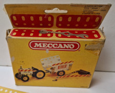 Tracteur Meccano jouet ancien tôle de construction neuf en boite d'origine