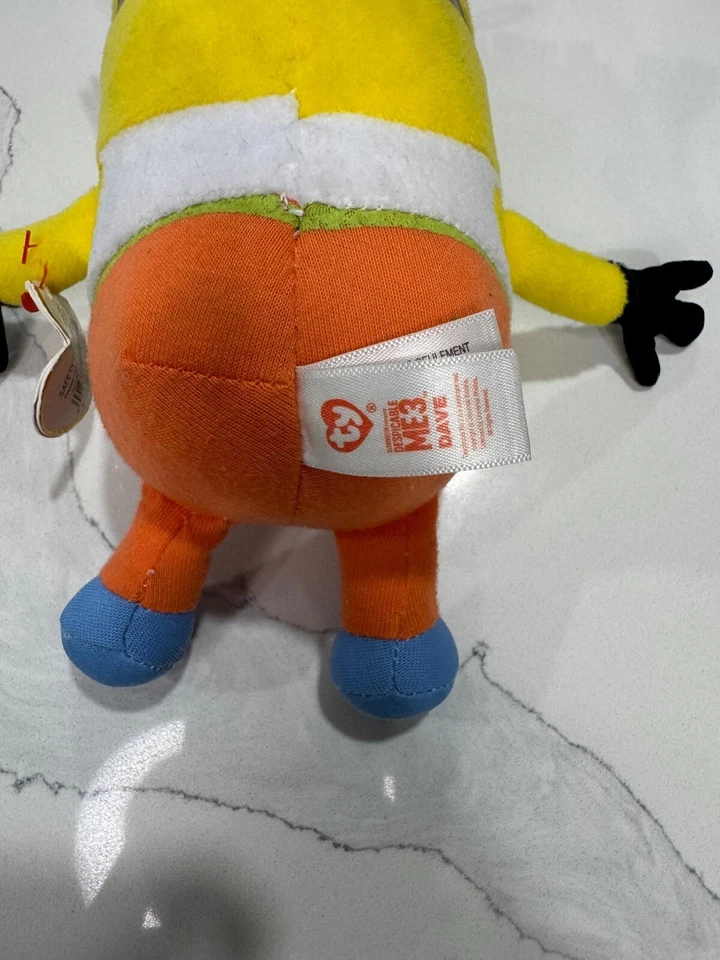 Juguete de peluche Ty Despicable Me 3 Tourist Minion Dave 8" Foto 4 de 4