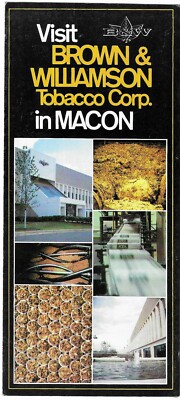 Vintage Broschüre Brown & Williamson Tobacco Corp Macon Georgia Foto Bilder 1979
