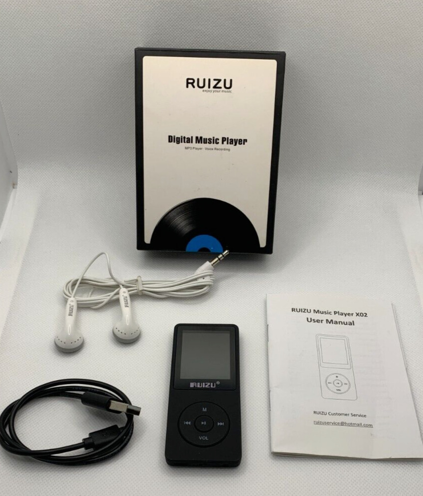 Ruizu Digital Music Player MP3 - With Voice Recording Support Up To 128 GB