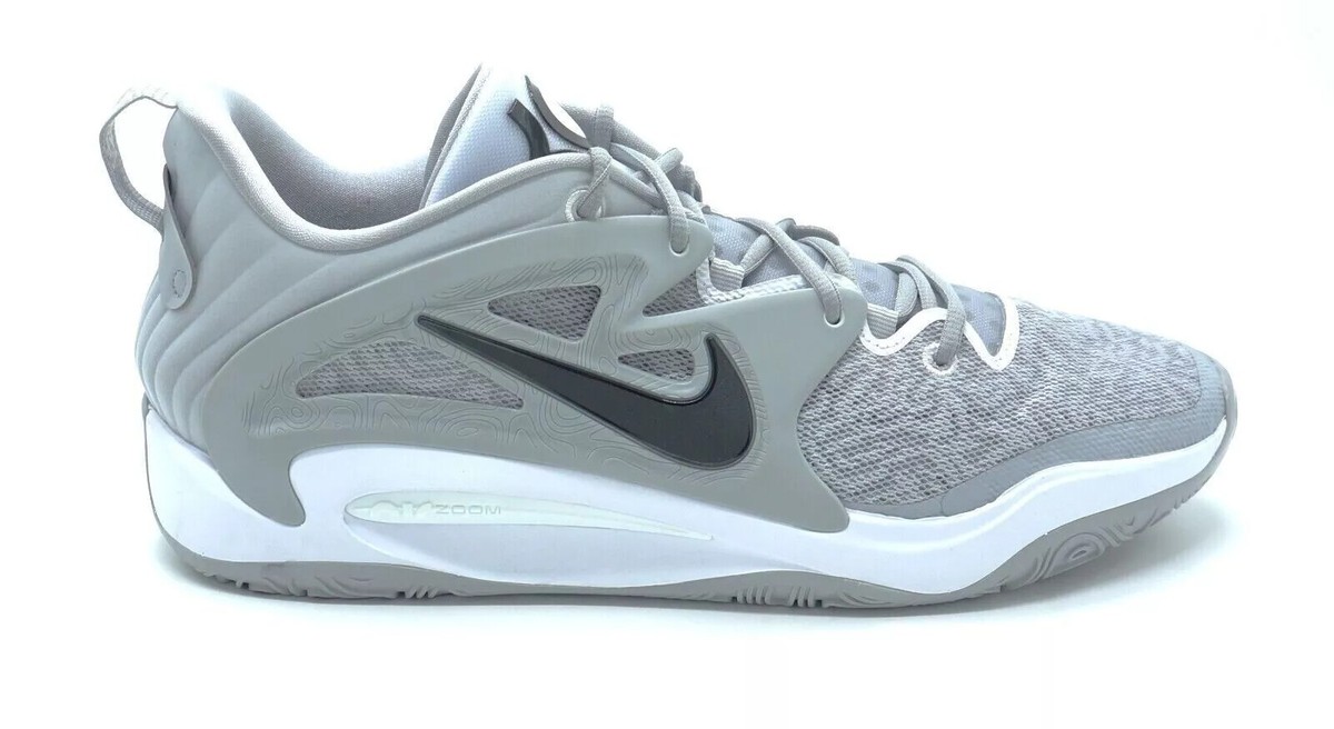 Nike KD 15 TB Promo Wolf Grey Black Basketball Shoes Men display picture 2