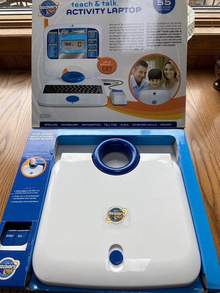 Discovery Kids Teach & Talk Activity Laptop 6+, New in Box - Image 2 of 4
