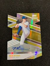 2020 Elite Extra Edition Die Cut Aspirations  Auto Gold 6/24 Nick Bitsko🔥⚾️🔥