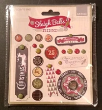 My Mind's Eye SLEIGH BELLS RING 22 Paper & Embellishments