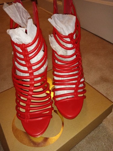 Red Charlotte Russe High Heel Shoes 